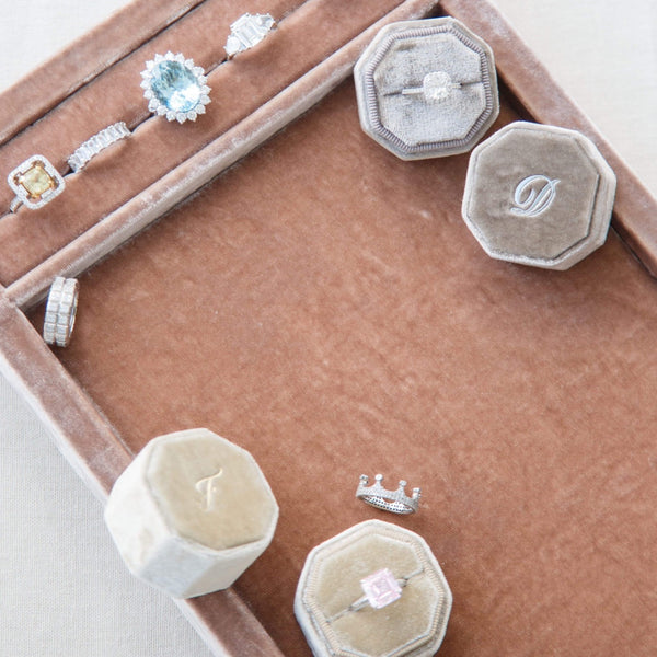 Jewelry Tray With Ring Pad